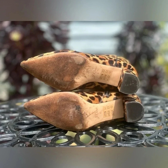 J. Crew — Calf Hair Animal Print Ankle Boots - Picture 6 of 7